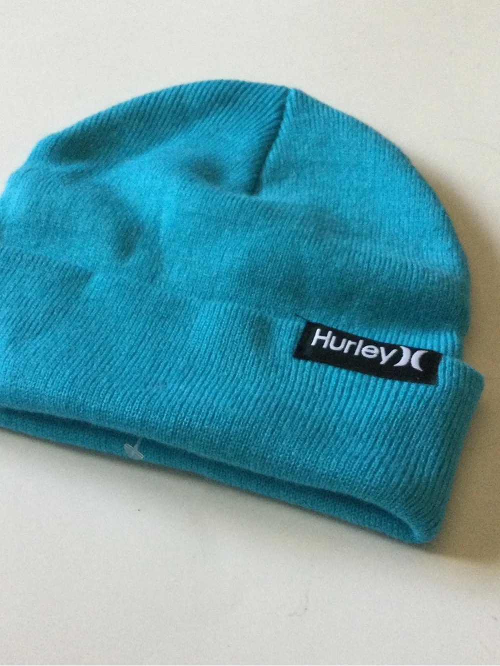 HURLEY YOUTH KNIT BEANIE TURQUOISE BLUE NWOT